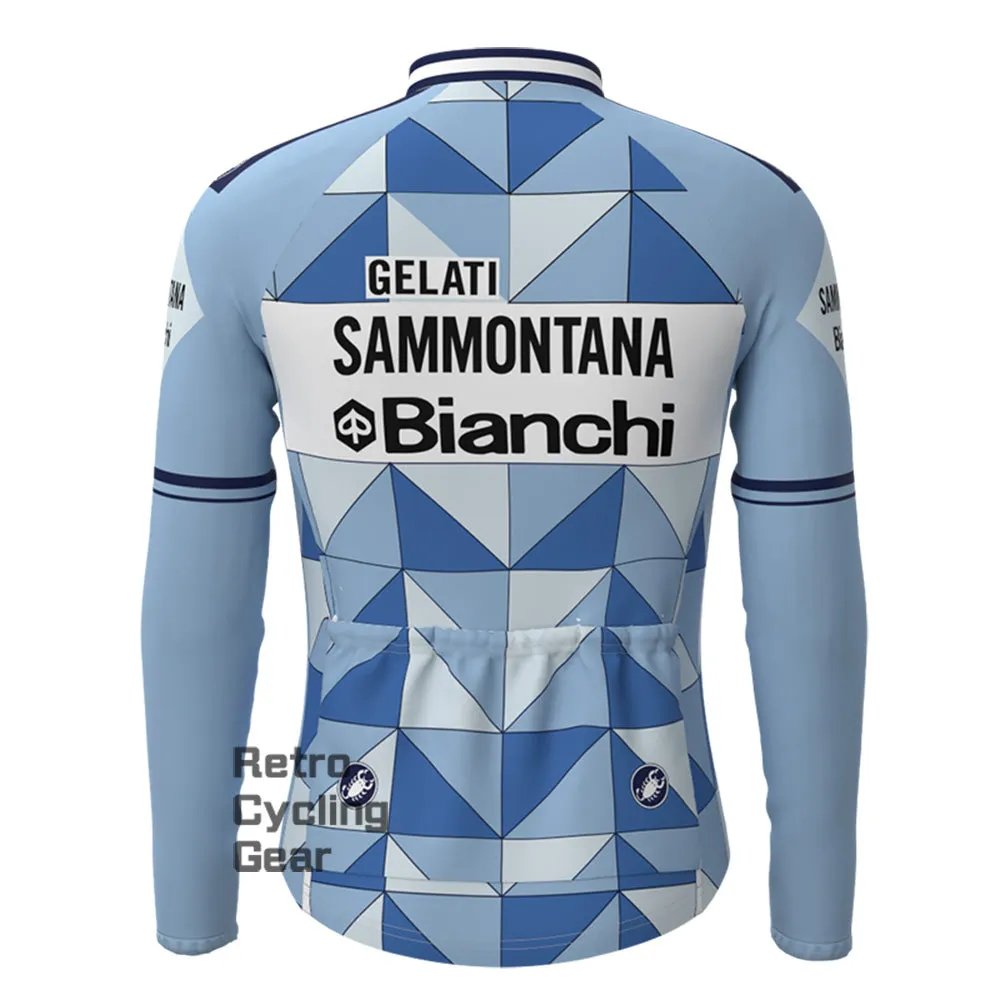 1986 Bianchi Fleece Retro Long Cycling Kits