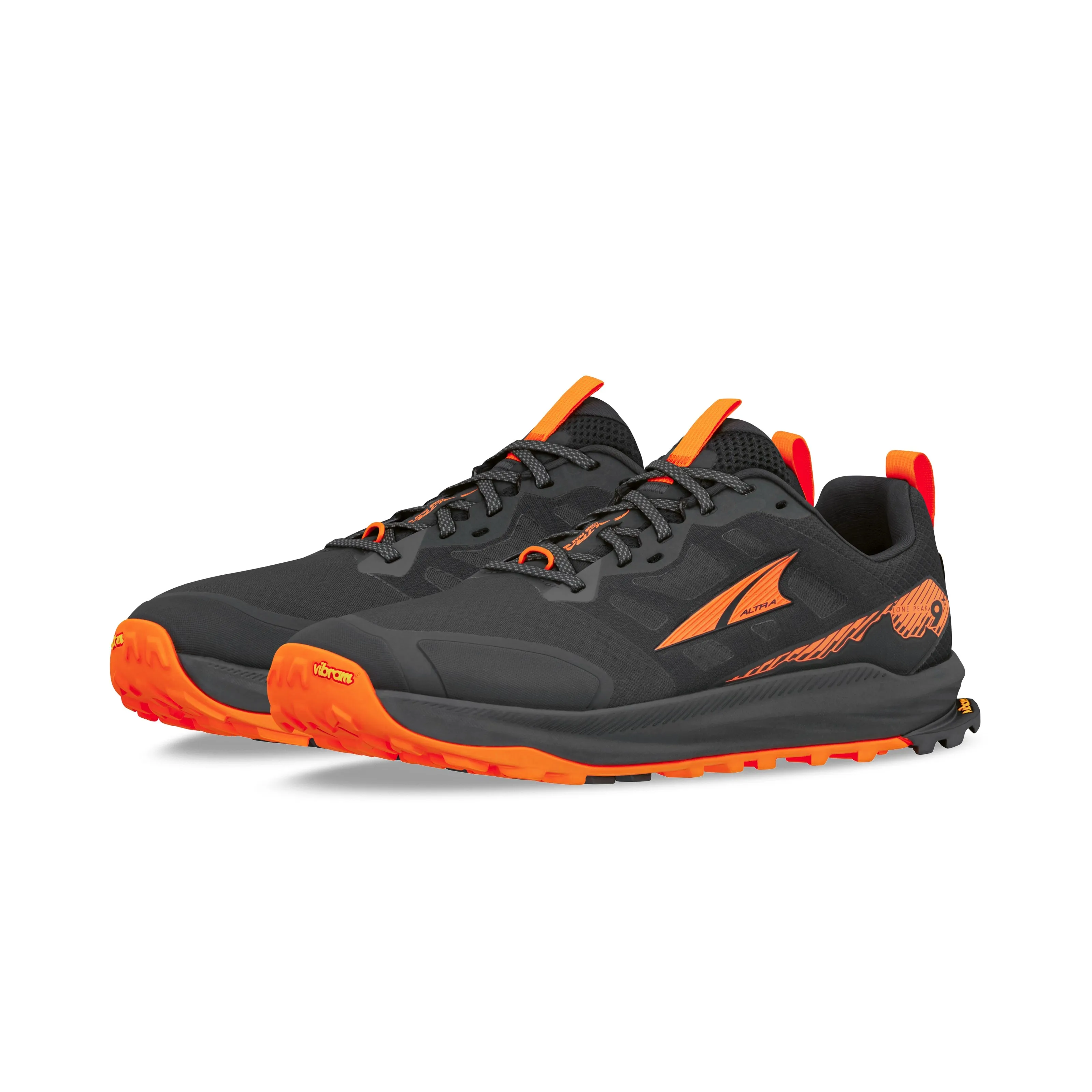 Altra Lone Peak 9  | Black / Orange | Mens