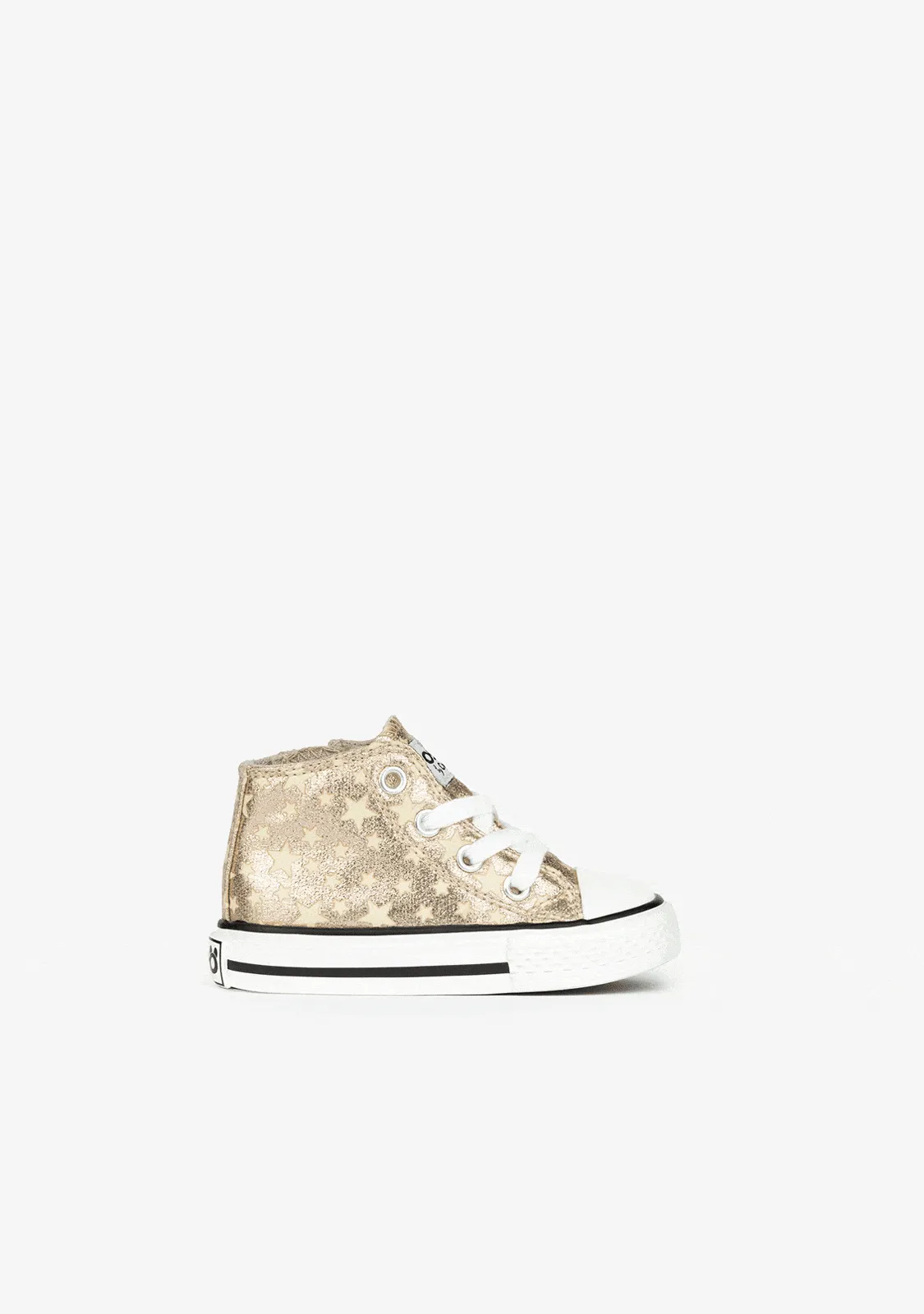 Baby's Platinum Glows in the Dark Hi-Top Sneakers