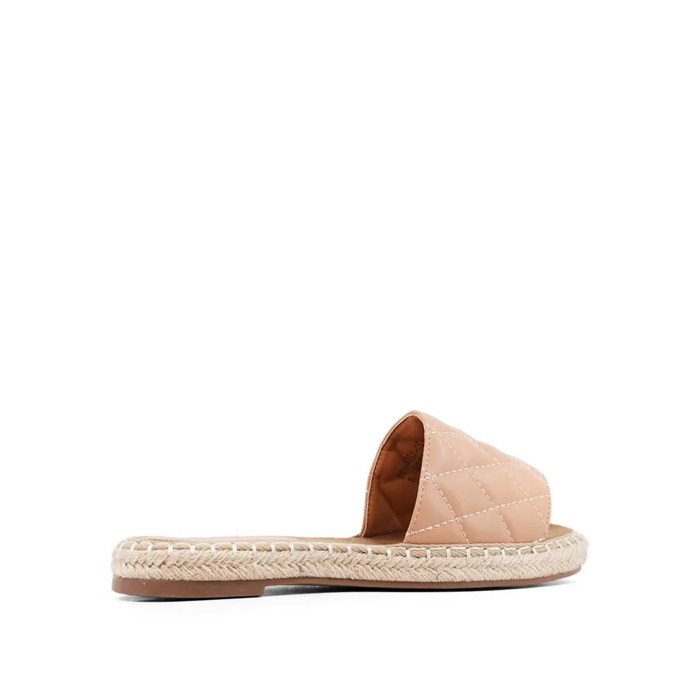 Catherine Quilted Slides