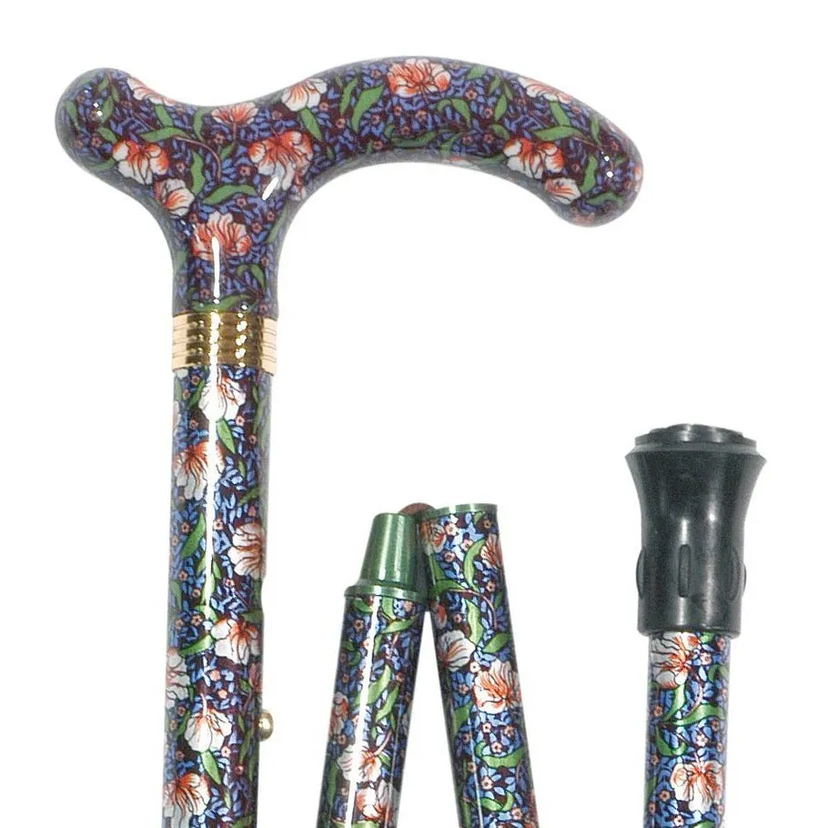 Classic Canes Slimline Folding Petite Cane Summer Floral