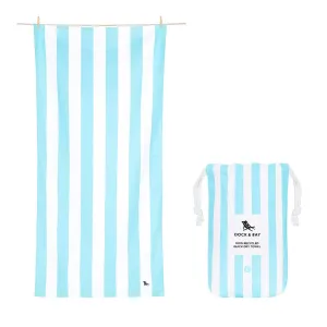 Dock & Bay Quick Dry Towel: Tulum Blue