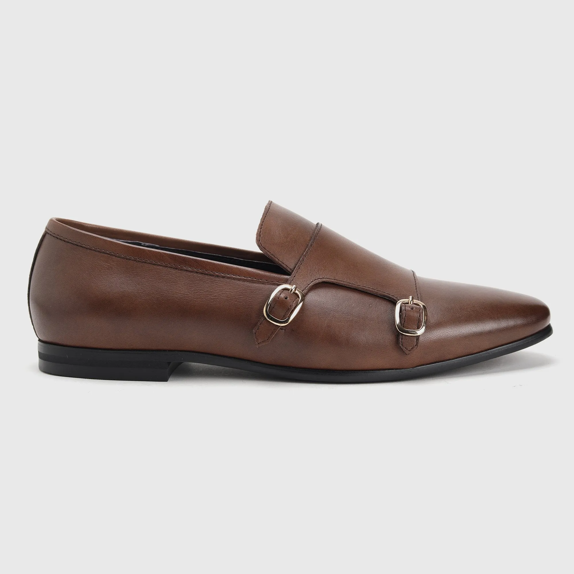 Double Buckle Low Cut Monk