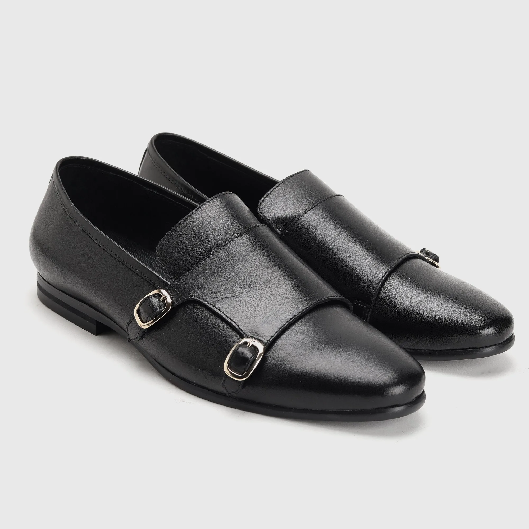 Double Buckle Low Cut Monk