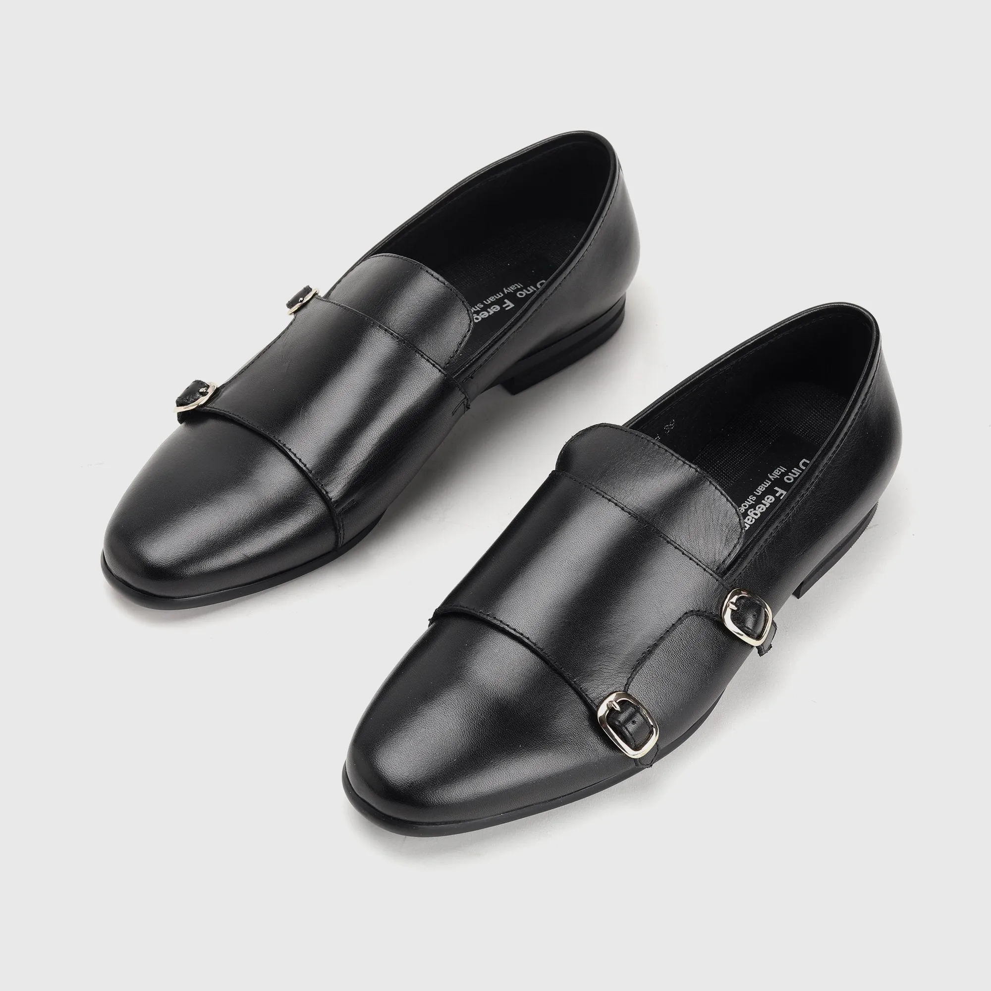 Double Buckle Low Cut Monk