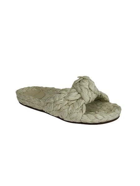 Estilo Emporio Tango Rafia Slide - Snow