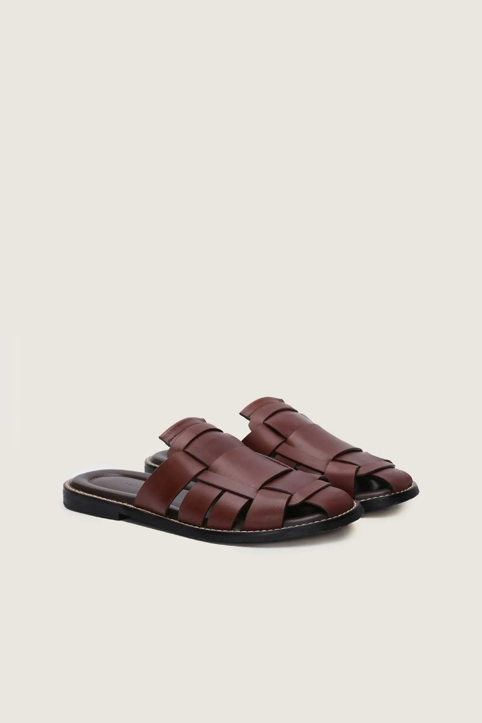 Fishermen Slip on leather slides