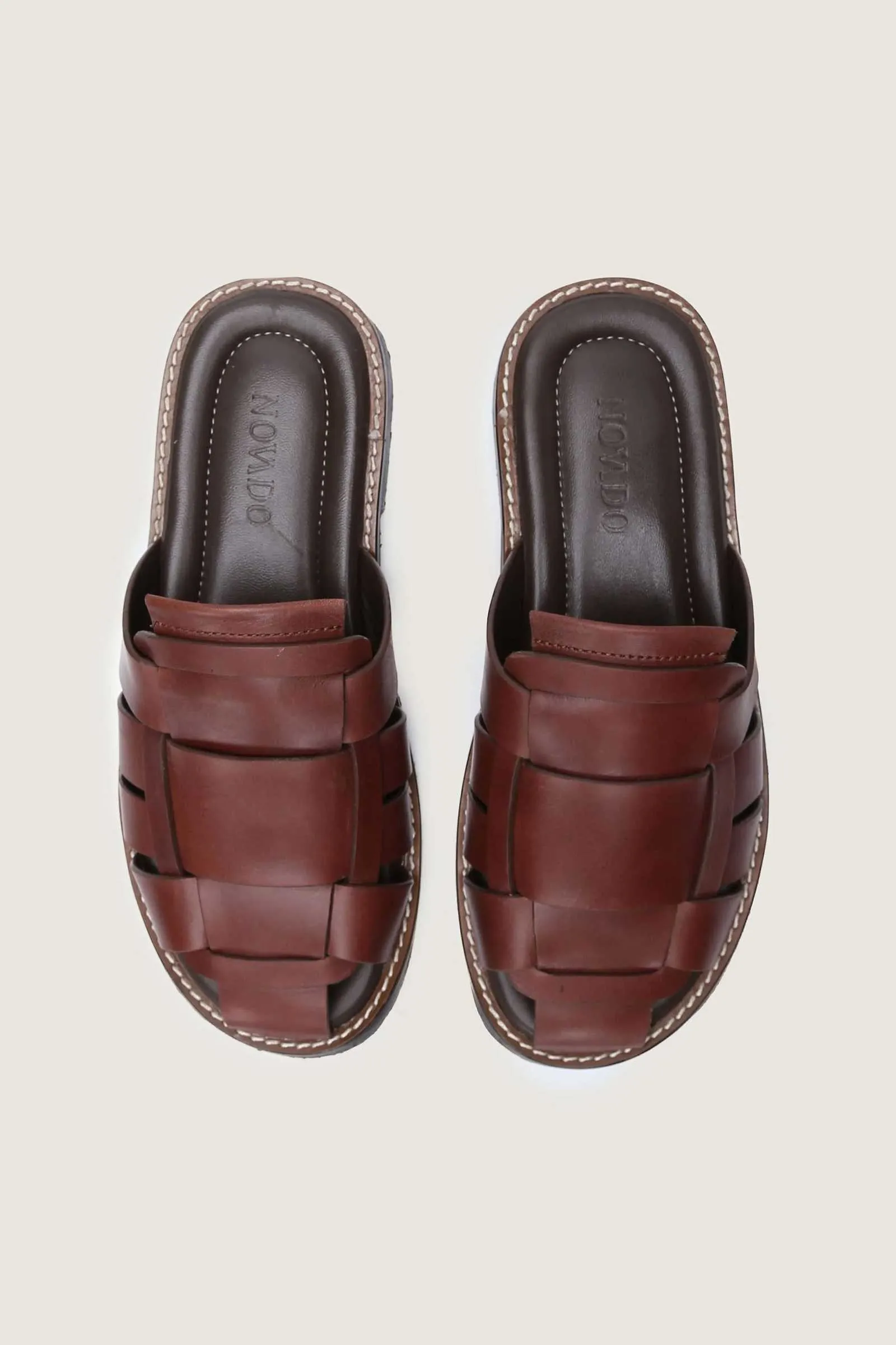 Fishermen Slip on leather slides