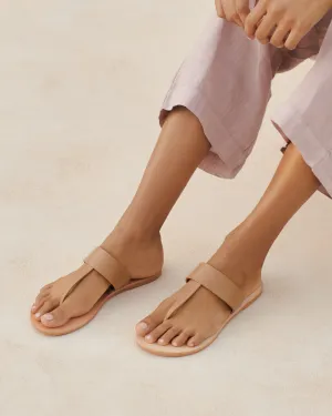 Leather Sandals - V49Y0 - Canyon Tan
