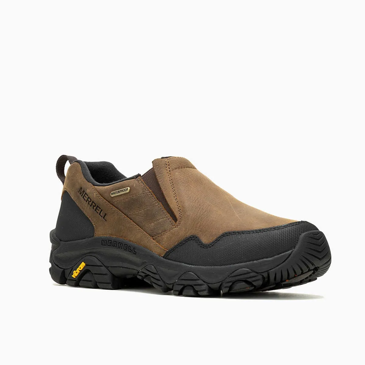 Merrell Men's Coldpack 3 Thermo Moc Waterproof Slip Ons- Earth