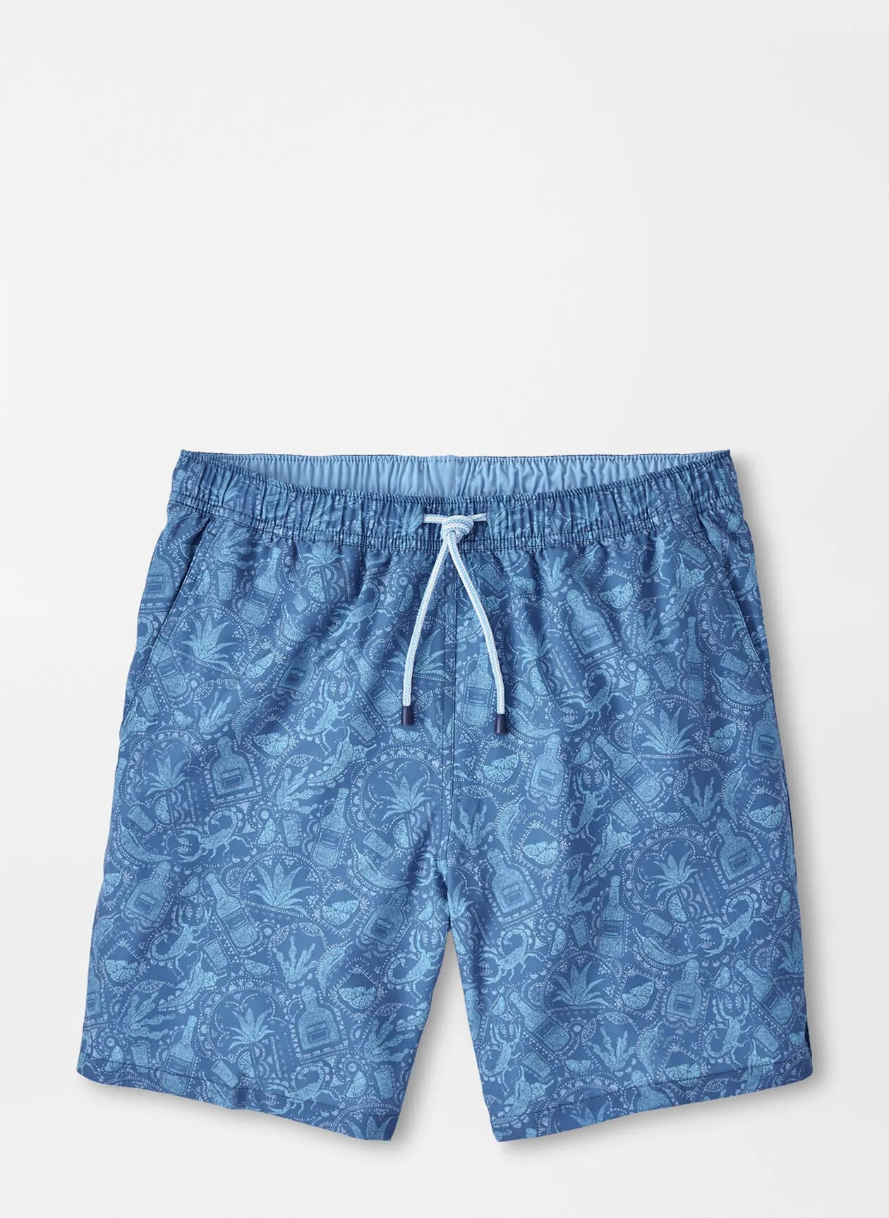 Mezcal Mayhem Swim Trunk - Moon Blue