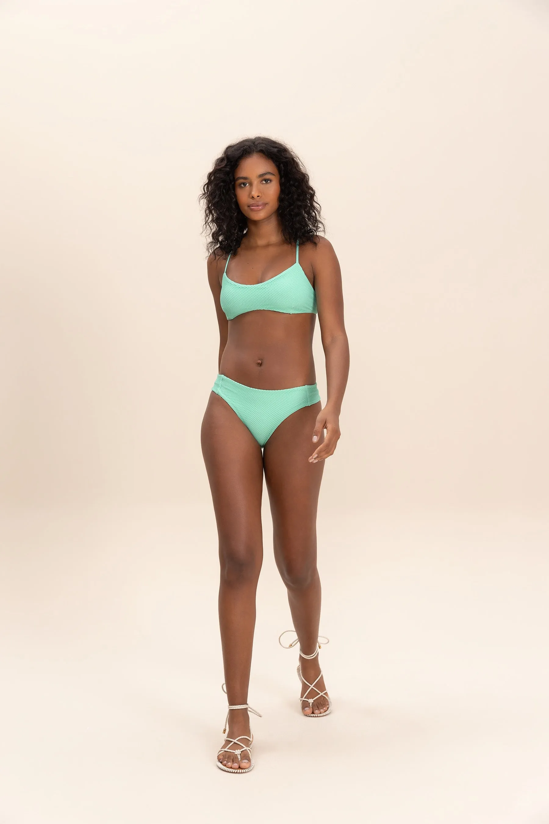 Net Pool Curve Bikini Top