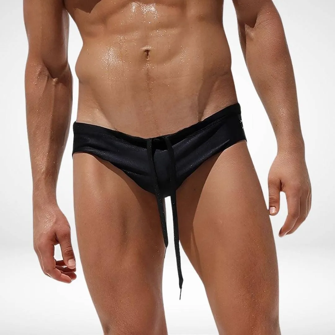 Side Eyelet Swim Briefs