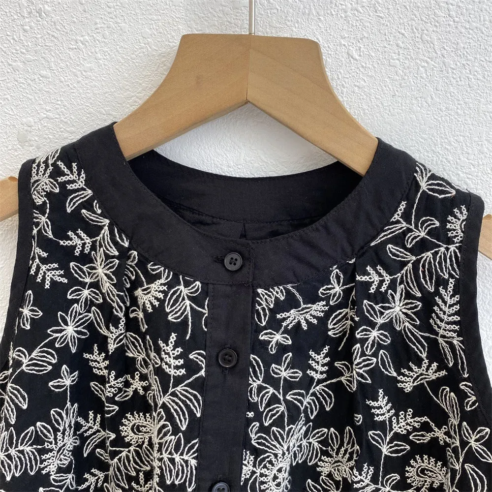 Sleeveless AOP Cotton Set