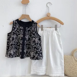 Sleeveless AOP Cotton Set