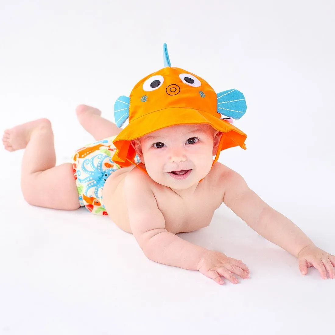 SPF 50  Baby Swim Diaper and Sun Hat Set
