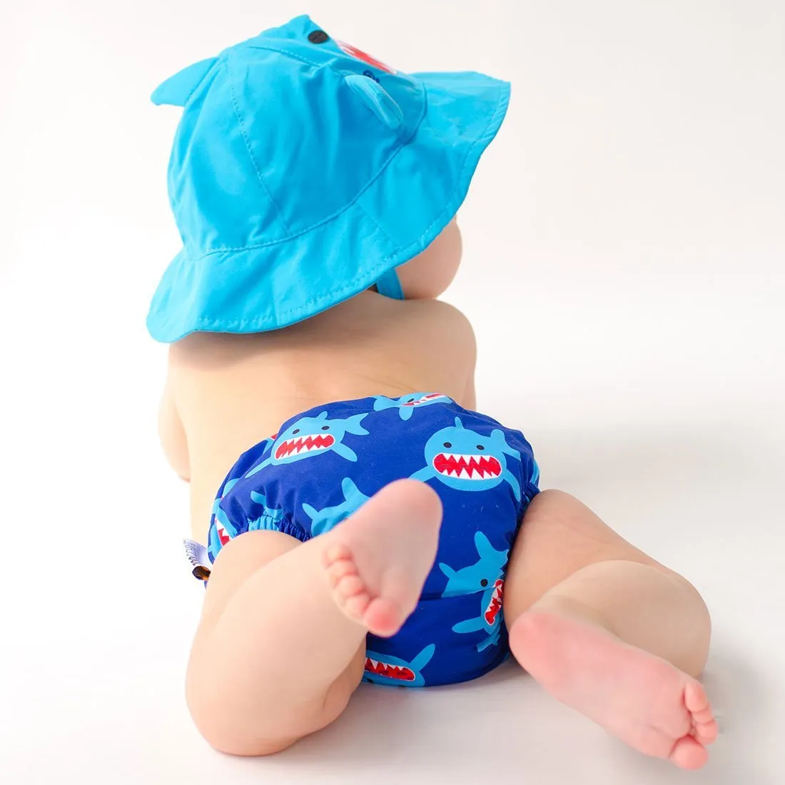 SPF 50  Baby Swim Diaper and Sun Hat Set