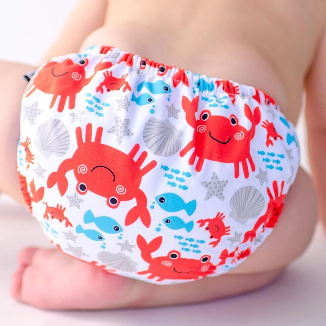 SPF 50  Baby Swim Diaper and Sun Hat Set