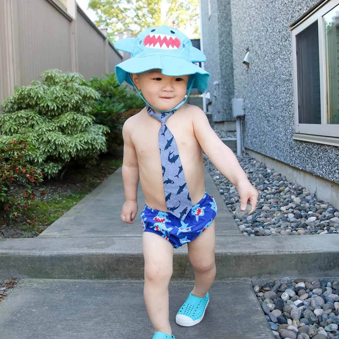 SPF 50  Baby Swim Diaper and Sun Hat Set