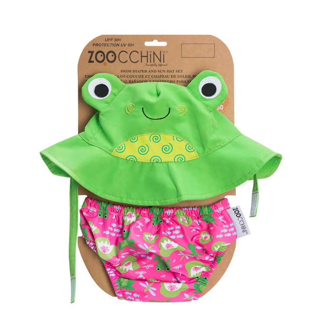SPF 50  Baby Swim Diaper and Sun Hat Set