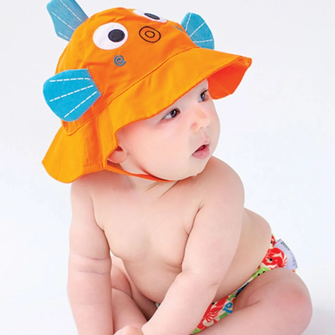 SPF 50  Baby Swim Diaper and Sun Hat Set