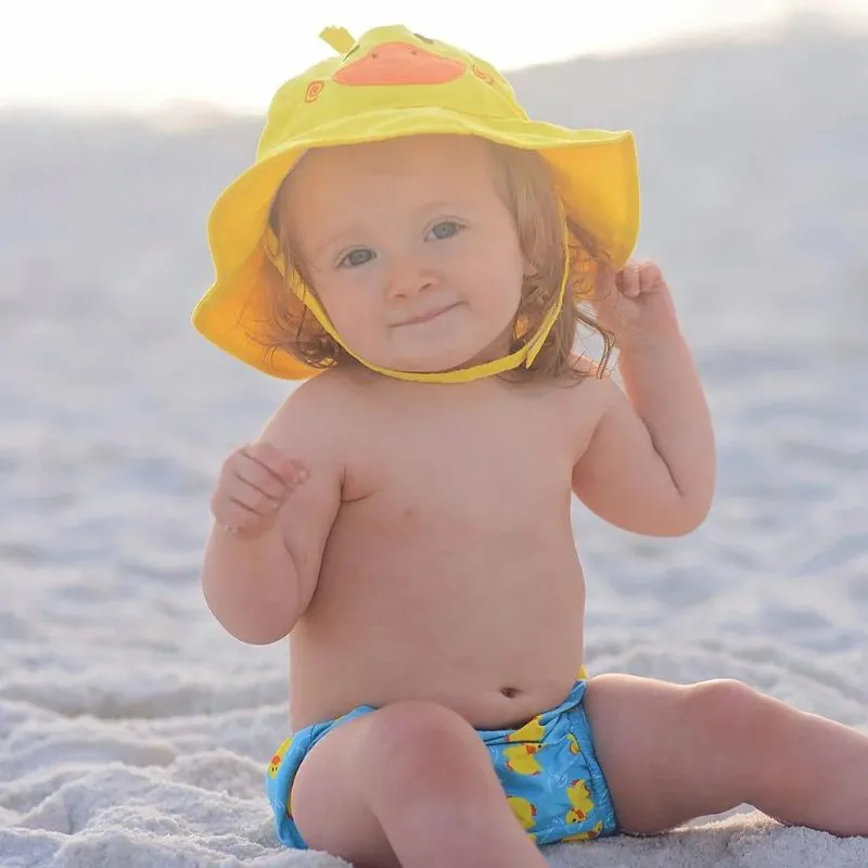SPF 50  Baby Swim Diaper and Sun Hat Set