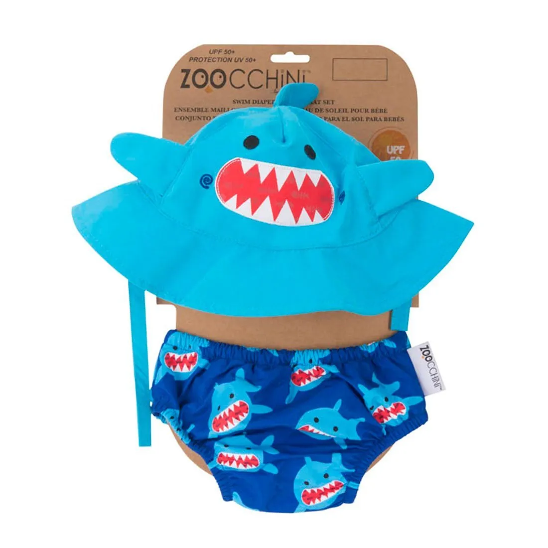 SPF 50  Baby Swim Diaper and Sun Hat Set
