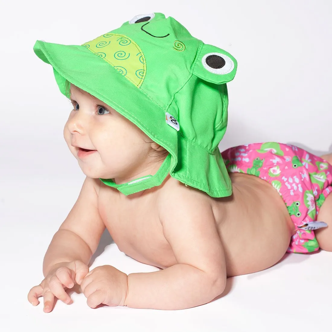 SPF 50  Baby Swim Diaper and Sun Hat Set