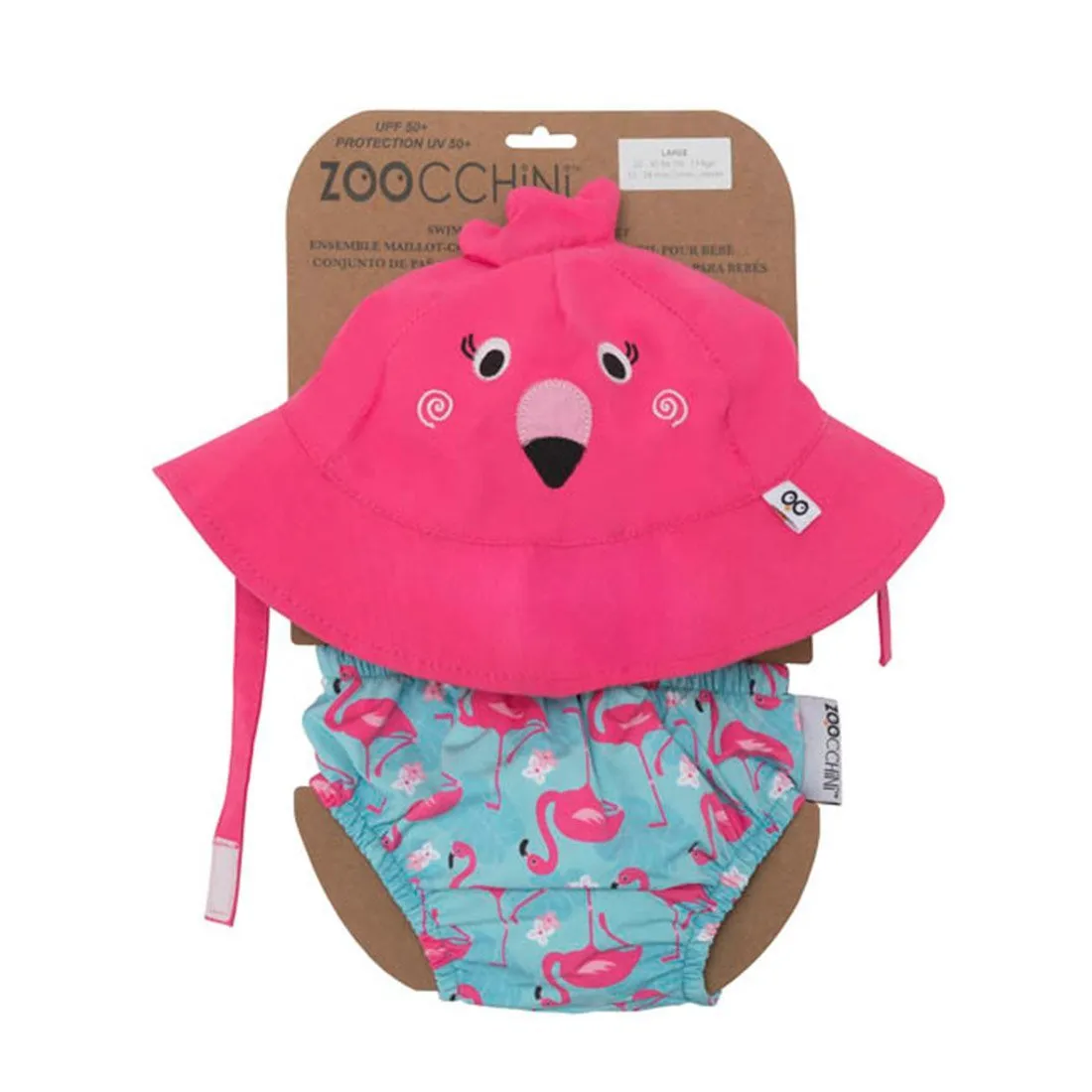 SPF 50  Baby Swim Diaper and Sun Hat Set