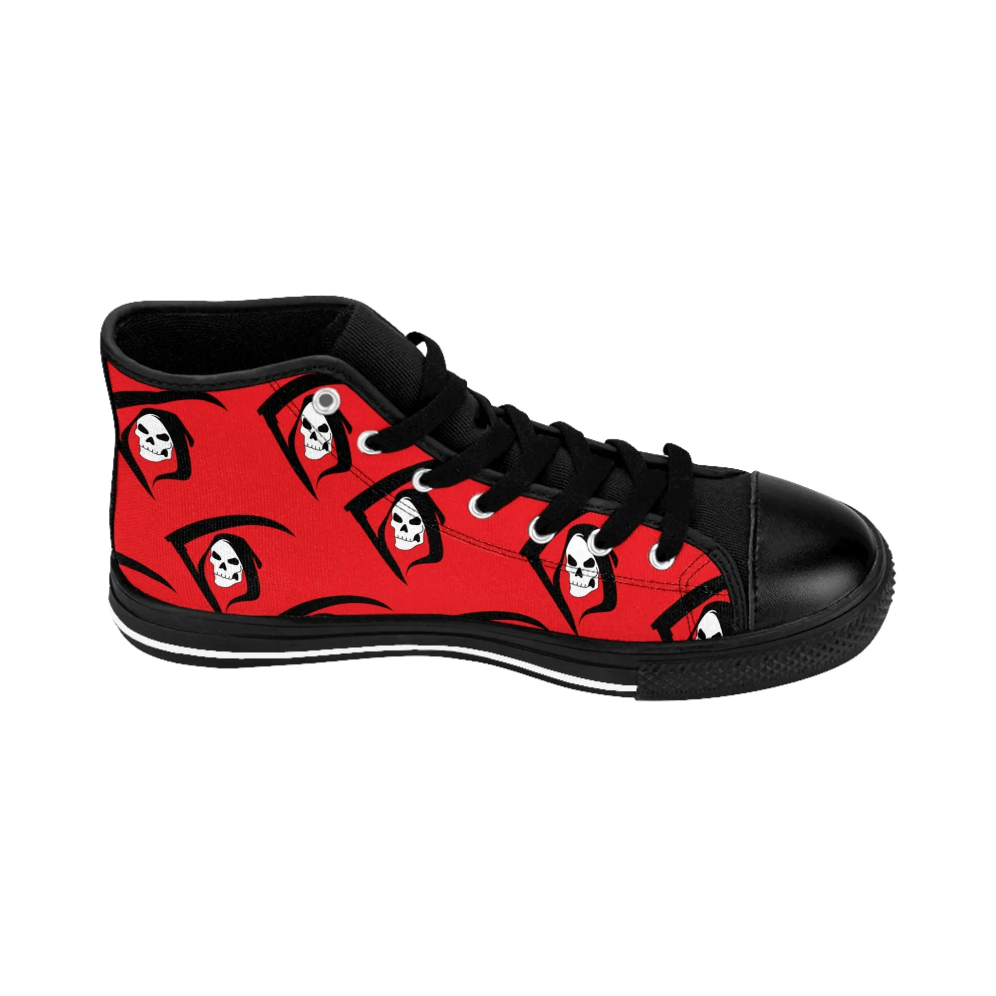 Toe Tag High-top Sneakers BROTHER GRIM SKULLY
