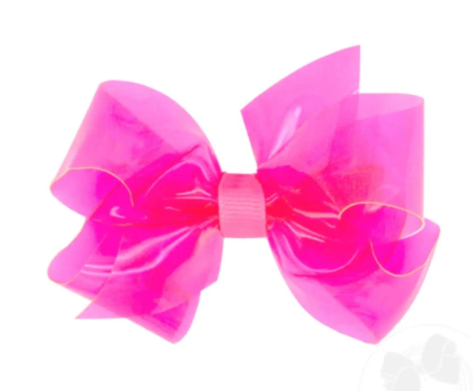 WeeSplash Neon Vinyl MEDIUM Swim Hair Bow - 6 Neon Colors