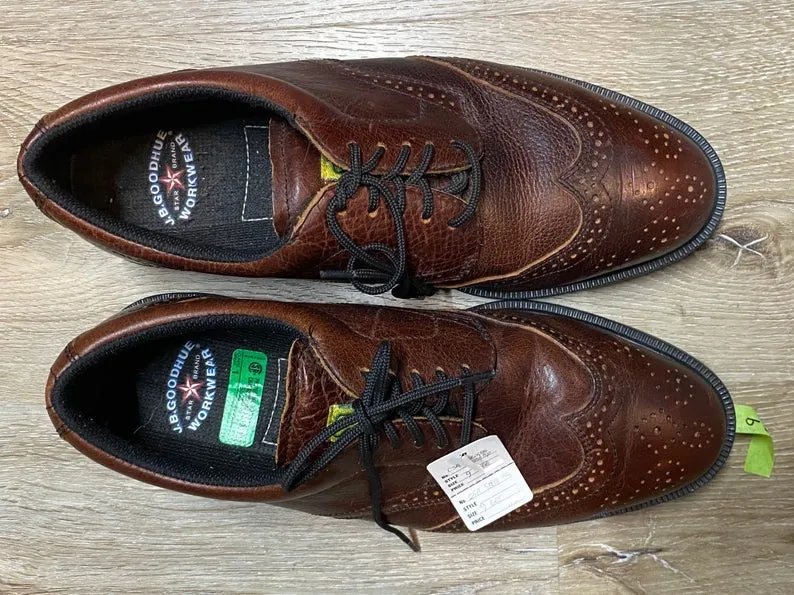 Wingtip Brogue J.B Goodhue Protective Derby Shoes 9M 42 (China)