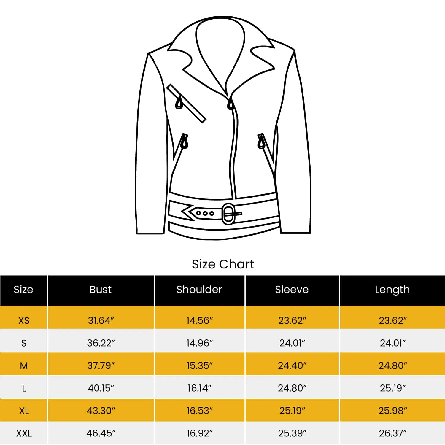 Women's Black Biker Leather Jacket